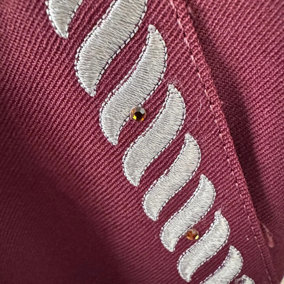 Vintage Embroidered Wool Pants size 6/M - Picture 5 of 9